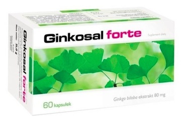 GINKOSAL FORTE miłorząb japoński SALVUM 60 kaps.
