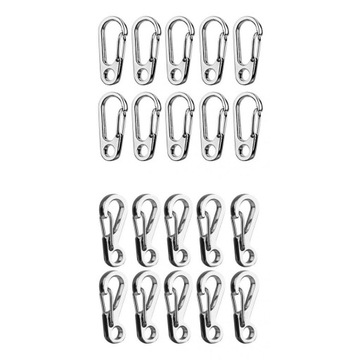 20x Outdoor Camping Karabinek Brelok Snap