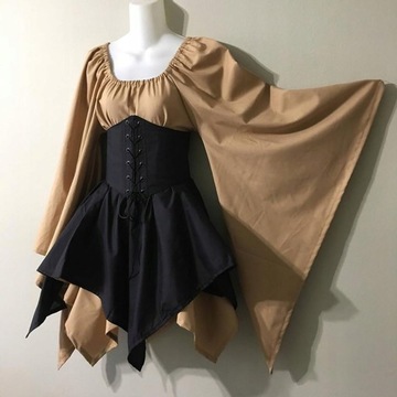Halloween Sukienka Goth Lolita Średniowieczna Cos