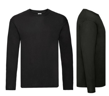 ФУТБОЛКА С ДЛИННЫМ РУКАВОМ - FRUIT - черная L