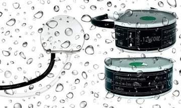 Zasilacz do taśmy LED 12V DC 5A 60W Dopuszkowy Wodoporny IP67