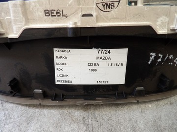 MAZDA 323 BA BUDÍKY PŘÍSTROJOVÁ DESKA 1,5B BE6L
