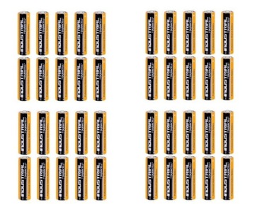 40 щелочных батарей Duracell Industrial AAA R3 1,5 В