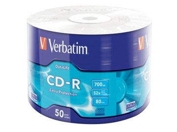 1szt. Płyta CD Verbatim + koperta 700MB