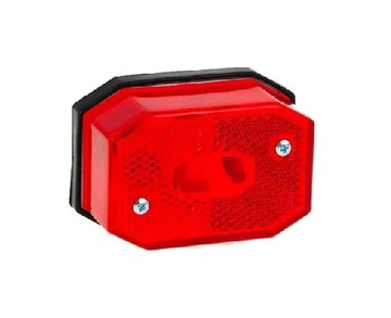 LAMPA OBRYSOWA CZERWONA TYLNA OBRYSÓWKA ODBLASKOWA
