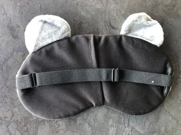 МАСКА ДЛЯ ВЕК ДЛЯ РАССЛАБЛЕНИЯ СНА плюшевый мишка серый OLDMAN PLUSH