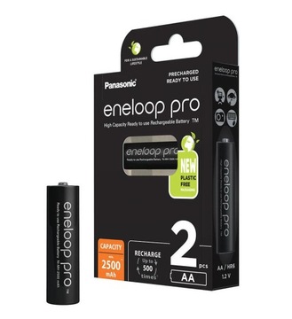 ENELOOP PRO АККУМУЛЯТОРЫ AA 2500 МАЧ 2X ФОТО/ЛАМПЫ