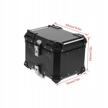 АЛЮМИНИЕВЫЙ ЧЕХОЛ ДЛЯ МОТОЦИКЛА ОБЪЕМОМ 45 Л С КОЖАНОЙ ПОДКЛАДКОЙ SOFT PRACTICAL