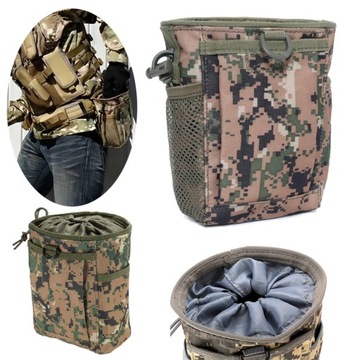 NERKA TAKTYCZNA WOJSKOWA SASZETKA BUDOWLANA TORBA PLECAK POSZUKIWANIA CAMO