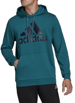 ADIDAS BLUZA DRESOWA MĘSKA Z KAPTUREM SPORTOWA BAWEŁNIANA R. M