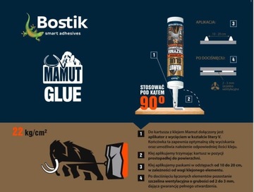 Klej uniwersalny MAMUT Glue 290 ml super mocny BIAŁY