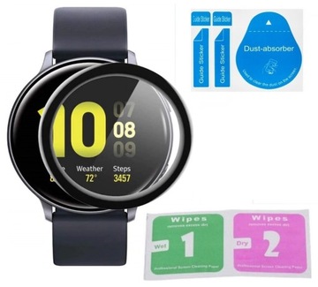 4x Szkło Hybrydowe 3D / Galaxy Watch Active 2 40mm