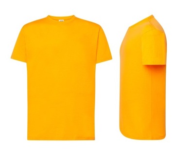 T-SHIRT MĘSKA koszulka bawełniana JHK TSRA-150 mandarynka TG r. S