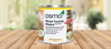 Osmo 3062 Твердый масляный воск 0,75 л прозрачный матовый