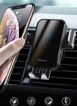 АВТОМОБИЛЬНЫЙ ДЕРЖАТЕЛЬ FEEGAR с ИНДУКТИВНЫМ ЗАРЯДНЫМ УСТРОЙСТВОМ