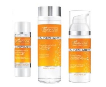 BIELENDA ZESTAW Z WITAMINĄ C KREM+SERUM+TONIK