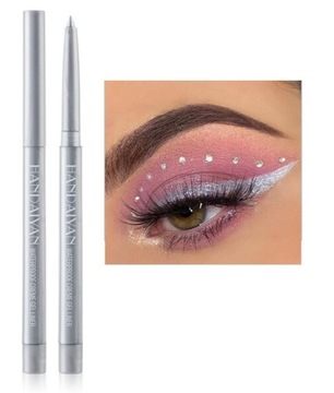 Kredka do Oczu Eyeliner konturówka Srebrny nr 13