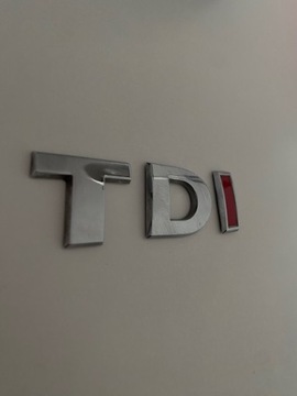 TDI ZNAKY LOGO NÁPIS ZNAK VW GOLF III PASSAT