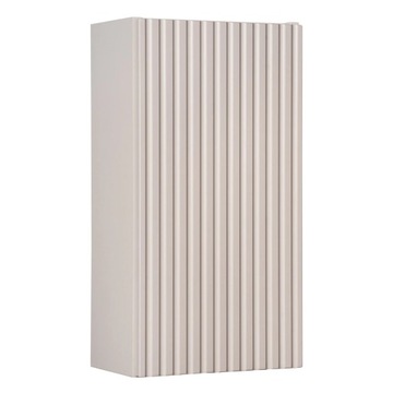 Szafka Łazienkowa Wisząca Górna 30 cm Ryflowana Beżowa Matowa NOVA CASHMERE