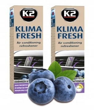 K2 KLIMA FRESH AIR CONDITIONING ОСВЕЖИТЕЛЬ ЧЕРНИКИ 150МЛ