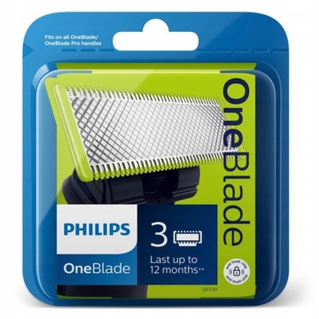 3 лезвия для лезвий PHILIPS ONE BLADE QP230/50