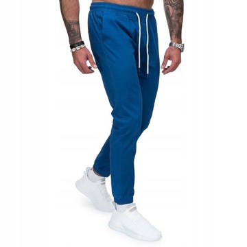 MF145 r. XL Jeansy ze Ściągaczami JOGGERY MĘSKIE