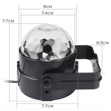 Лампа для проектора диско-шар RGB