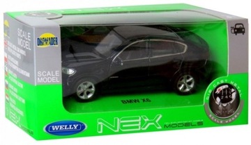 RESORAK AUTO SAMOCHÓD MODEL METALOWY WELLY BMW X6 1:34 DLA CHŁOPCÓW PREZENT