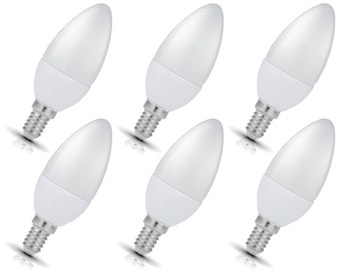 6x Żarówka LED E27 7W=45W - 525lm Ciepłobiała