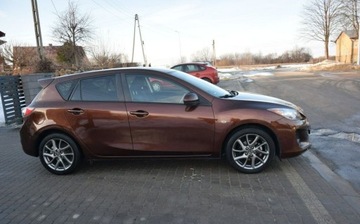Mazda 3 II Hatchback Facelifting 1.6 MZR 105KM 2012 Mazda 3 1.6B 114 TYS KM Navi Brazowy Metalik 2 KPL KOL Sprowadzony, zdjęcie 7
