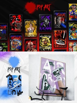 Картина на холсте для гостиной NIKE TRAVIS SCOTT POP00065 30x40