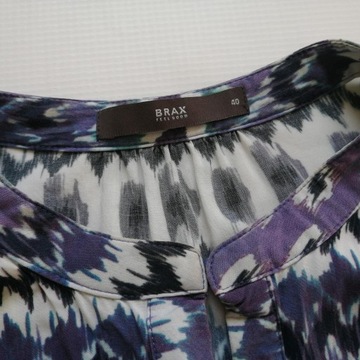 BRAX wzorzysta bluzka z wiskozy r.40