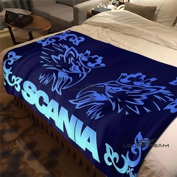 Koc Ciężarówka Scania rzuca koc miękki i wygod
