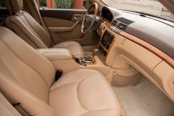 Mercedes Klasa S W220 Sedan 5.0 V8 (500) 306KM 2002 MB w220 S 500 v8 306PS 55AMG Long 120TKM Full Opcja Jak Nowa Gwarancja!, zdjęcie 6