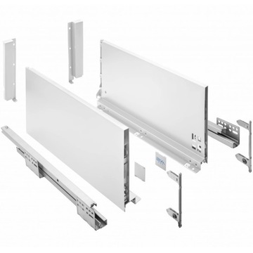 Szuflada GTV AXIS PRO Push to Open BIAŁA L400 H199