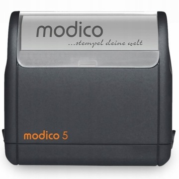 PIECZĄTKA Modico 5, 62x22 mm, 7 wersów. CZARNA