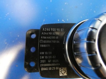MERCEDES A W176 CLA W117 B W246 IDRIVE KNOFLÍK AUTORÁDIO