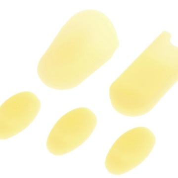 5 шт./лот, силиконовая подставка для большого пальца для саксофона, подушечки для рук, желтая подушка