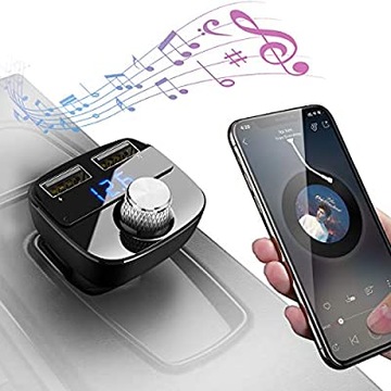 Bluetooth FM-передатчик Зарядное устройство 2xUSB LCD 3.1A.
