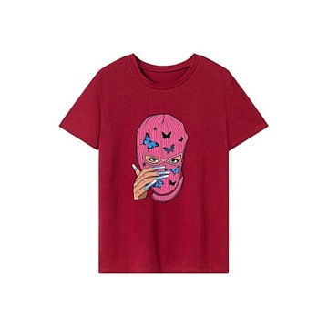 T-shirt damski Stroje pamiątkowe Odzież Treetwear Modna odzież portowa Damska S