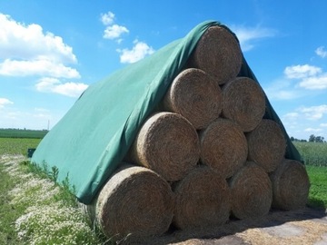 Fliz na słomę PREMIUM OTULINA włóknina do słomy 9,8m x 12,5m GRUBY 140g/m2