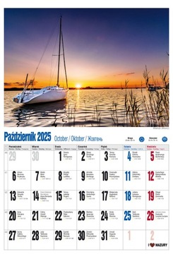Настенный календарь А3 2025. Польский климат