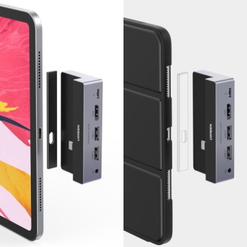 ХАБ 5 в 1 UGREEN USB-C — HDMI 4K, 60 Гц USB3.0 USB-C