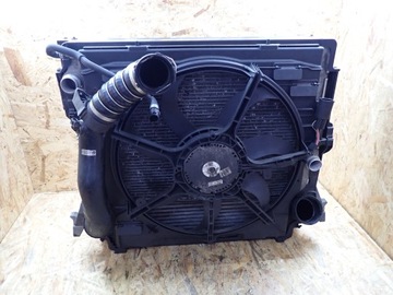 KPL CHŁODNIC WENTYLATOR PAS PRZEDNI BMW X5 E70 3.0 EUROPA 7799761 7796542