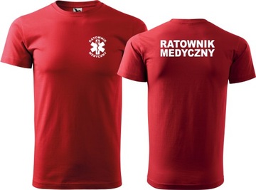 Koszulka RATOWNIK MEDYCZNY męska Koszulki dla Ratownika Medycznego S