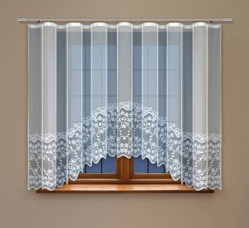 FIRANA ŻAKARDOWA ŁUK Z TAŚMĄ POLSKA 160X300 345941