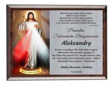 Prezent na Bierzmowanie Pamiątka Bierzmowania