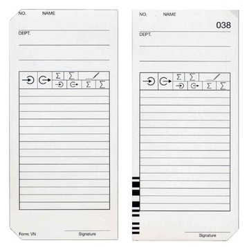 Карты часов с кодом RCP - QR-7550, QR-475