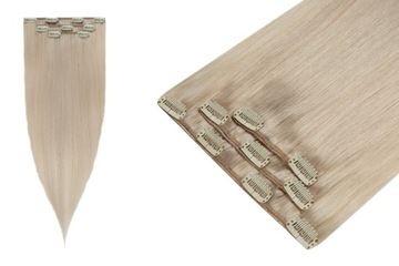 CLIP IN Włosy Doczepiane NATURALNE Dopinki 60cm 3 taśmy 70g BestHair