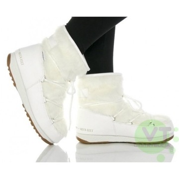 MOON BOOT śniegowce MONACO LOW FUR WP 2 waterproof do -35 stopni C 41 26